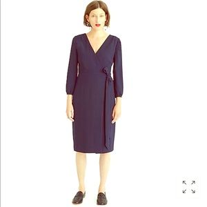 NWT J. Crew 365 Crepe Wrap Dress